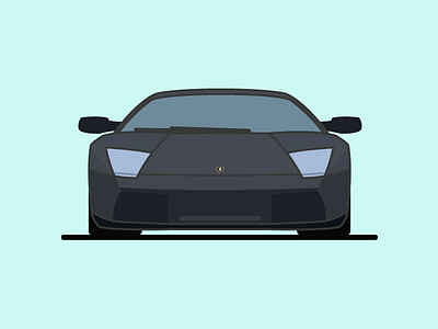 Lambo car illustration lamborghini