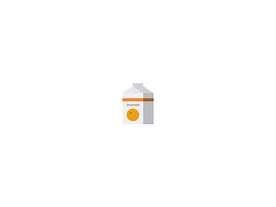 OJ icons illustration juice minimal