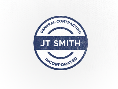 General Contractor badge branding construction logo typography