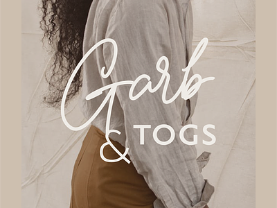 Garb & Togs Logo ethical fashion brand fashion brand logo logo design sustainable fashion brand