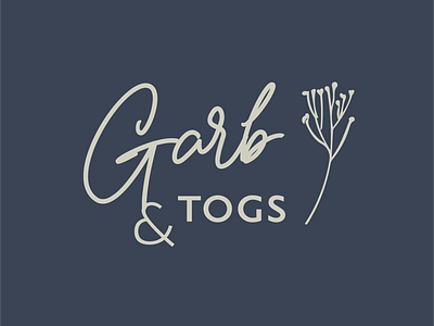 Garb & Togs Logo ethical fashion fashion brand logo logo design sustainable fashion