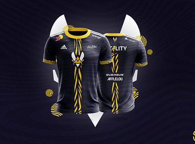 Jersey Vitality Concept esport jersey maillot mockup vitality