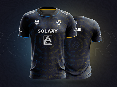 Solary Jersey Concept concept esport jersey maillot mockup solary