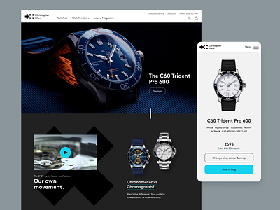 Christopher Ward Website