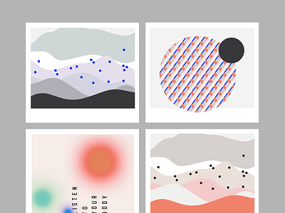 Colour/mood sketches for a digital brand branding data visualisation mood palette pattern visual identity