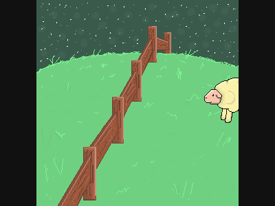 Sheep Jumping animation illustration pixel animation pixel art
