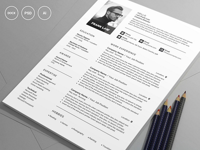 Resume Template / CV