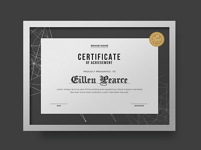 Certificate Design