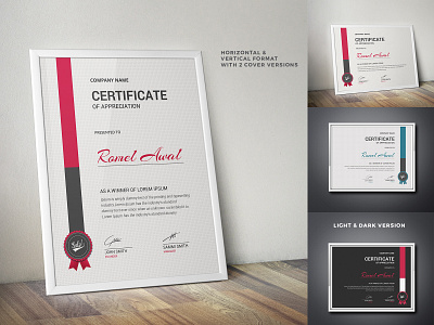 Certificate - Modern abstract certificate achievement award awards black certificate certificate design certificate in graphics certificate of appreciation clean corporate course certificate creative cyan decorative design diploma elegant frame golden