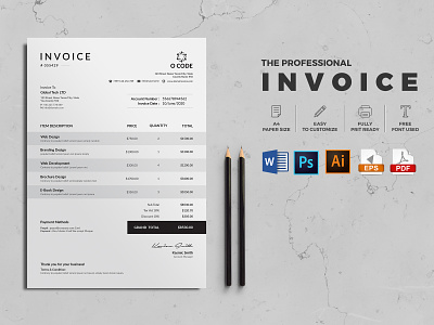 Screenshot 1 automatic bill business clean invoice creative elegant elegant invoice excel indesign invoice invoice clean invoice design invoice indesign invoice minimal invoice pages invoice template invoice word modern modern invoice professional