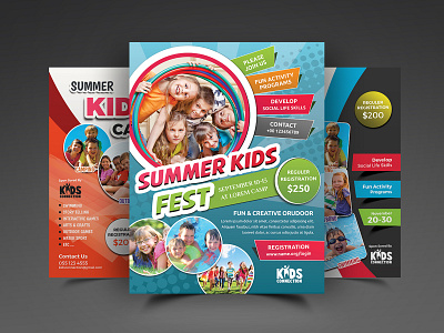 Kids Summer Camp Flyer