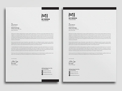 Letterhead a4 brand branding business business letterhead clean colorful corporate corporate identity creative design docx elegant envelope folder ipad letterhead logo minimalist mockup