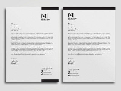 Letterhead a4 brand branding business business letterhead clean colorful corporate corporate identity creative design docx elegant envelope folder ipad letterhead logo minimalist mockup