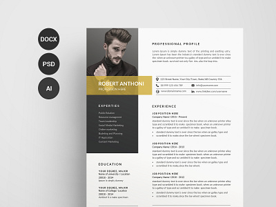 Clean Cv-Resume black cv design clean resume creative resume curriculum vitae cv design diy resume docx editable resume elegant resume female resume infographic resume minimal modern resume photoshop resume printable resume professional resume resume template resumecv template word word resume