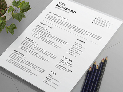 Resume/CV