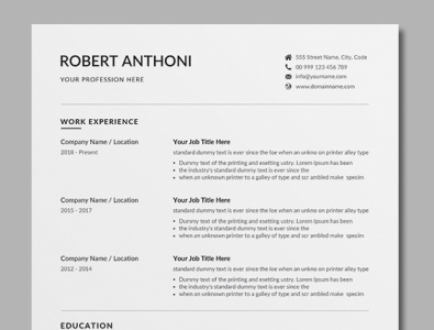 Resume Template