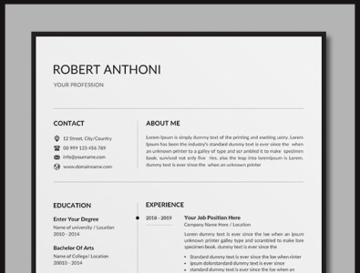 Resume/CV black cv design clean resume creative resume curriculum vitae cv design diy resume docx editable resume elegant resume female resume infographic resume minimal modern resume photoshop resume printable resume professional resume resume template word word resume