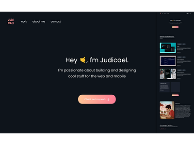 portfolio by Judicael on Dribbble