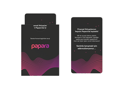 Papara-Gift Card 2d abstract branding concept design geometric gift card gift cards graphic design illustration type typography vector