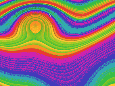 Psychedelic Waves colors interactive shaders waves
