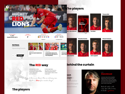 The Red Way belgium field hockey lions red website