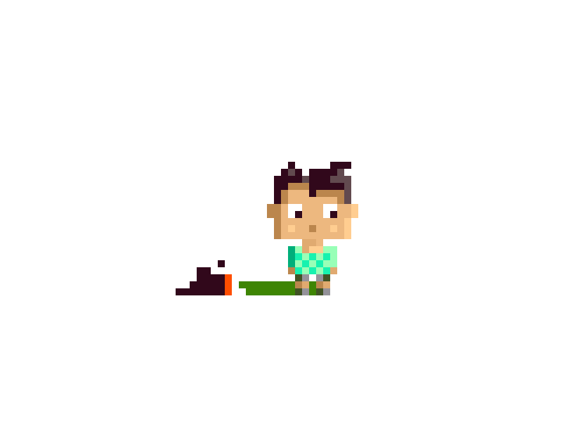 Piccolo Kicking animation climate guy kick pixel art