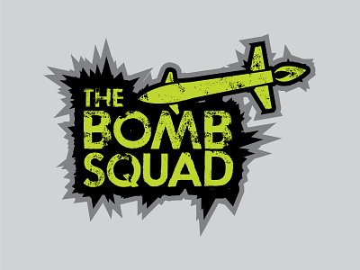 Bomb Squad Hockey Logo branding design hockey identity logo sports