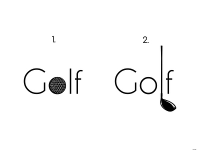 Golf Logo Design | Inspired branding design flat graphic design icon illustrator inspiration logo photoshop portfolio typography vector
