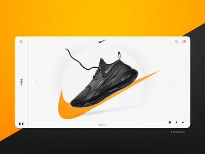 Nike Shoe Interface Design behance branding design dribbble graphic design icon inspiration logo nike photoshop portfolio ui ui ux ux web web deisgn website