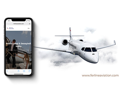 Ferline Havacılık cesurdesign logo webdesign