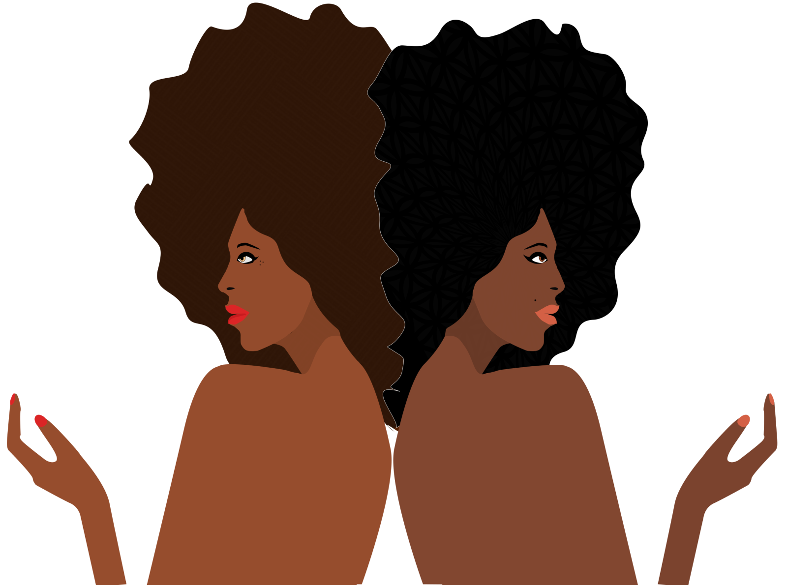 Afrolistic afro america americana amexem illustraion illustration art illustrations illustrator latin america latina moorish progress sister sisterhood sisters