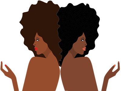 Afrolistic afro america americana amexem illustraion illustration art illustrations illustrator latin america latina moorish progress sister sisterhood sisters