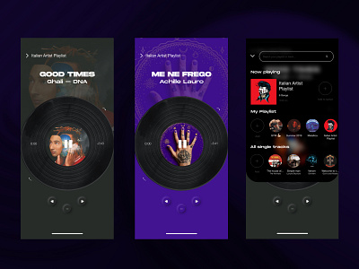 Music Player UI -- 2