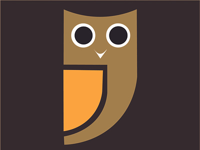 Owl animal basic illistration learning logo new owl