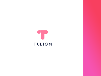 tuliom logo branding design gradient illustration letters logo logodesign logos type