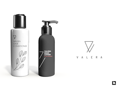 valera lotion and conditioner packaging design branding logo packaging print