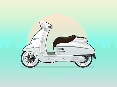 Need a ride? django motor peugeot scooter sliver white