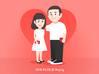 Being Together happy heart love married