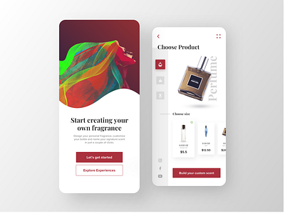 Fragrance Design - Mobile Application