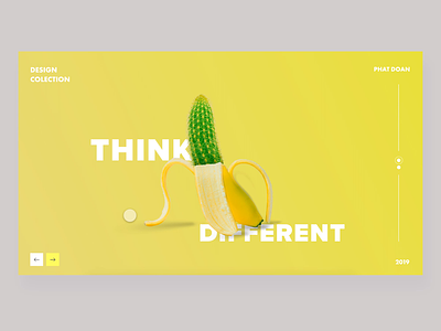 Think Different 2d 3d app branding concept design digital illustration digitalart illustration ui web