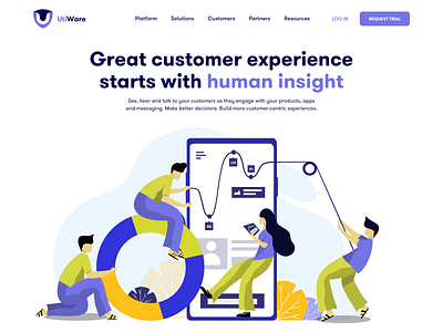 Create A Better Customer Experience - Landing Page