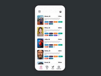 Find Friends App Screen