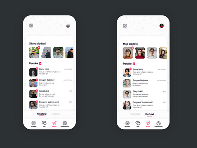 Dating and Friends Messages UI