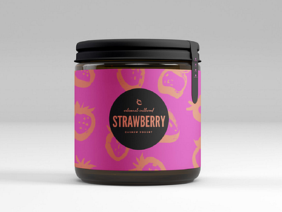Strawbs hand painted illustration packagedesign