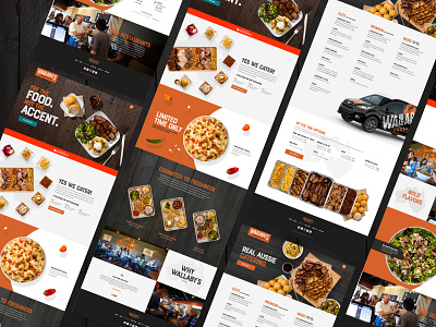 Wallaby's Website responsive design restaurant ui ui ux uidesign uiux web webdesign website website design websites