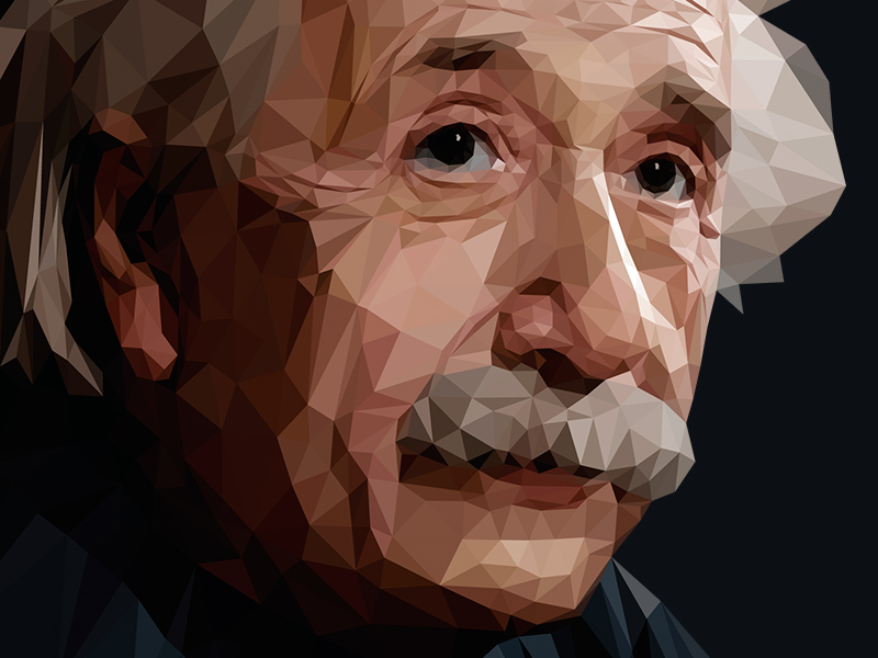 Albert Einstein By Andriy Ivanusa On Dribbble
