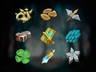 Icons for "Dragon's Fall"