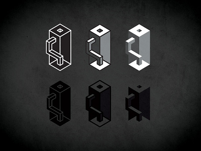 Klein Bottle geometry icons illusion illustration minimal