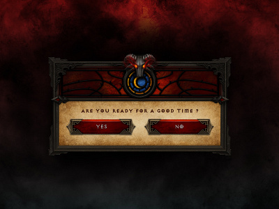 Diablo UI element