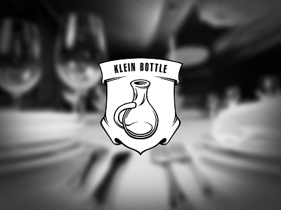 Klein Bottle Blazon illustration logo